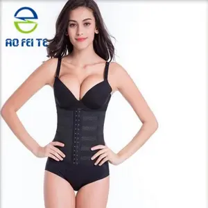 Pelatih Pinggang Wanita/Cincher-3 Lapis dengan Tulang Baja, 3 Pengait-Lateks