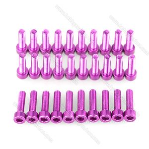 Anodizado Colorido M2.5 M3 M4 M6 <span class=keywords><strong>7075</strong></span> Alumínio Hex Soquete Cabeça Parafusos Parafuso de alumínio aprimorado para FPV Drones Quadcopter - Product Image 3