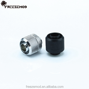 ID10mm OD16mm تركيب النحاس الأصفر تركيب مياه التبريد مع موضوع G1/4 ". RGKN-B38H - Product Image 2