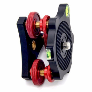 Placa de Cabezal de Trípode de Nivelación de Precisión LP-64 con Tornillo de Montaje de 3/8\", 3 Dial de Ajuste para Trípode de Cámara - Product Image 4