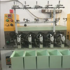 QY-9纺织机械用高速高输出高效五头自动茧绕线机