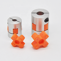 Manchon de couplage élastique en alliage d'aluminium pour moteur servo, moteur pas à pas, vis, tour CNC, codage, type fleur de prunier