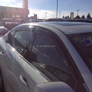 HIC <b>Car</b> Window Visor Door <b>Deflector</b> Vent Visor Model In10 TW for Q50 Skyline - Product Image 1