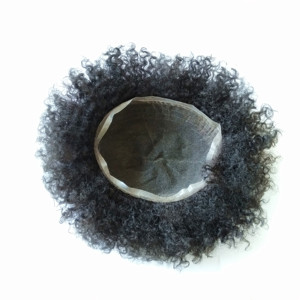 6mm 8mm 10mm 12mm 15mm Wave Unit Men Afro Hair <strong>Toupee</strong> for Black Men - Product Image 1
