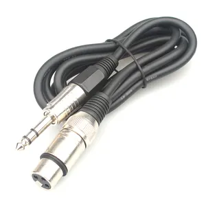 <span class=keywords><strong>Cable</strong></span> de micrófono xlr, conector macho y hembra, 6,35mm, 6,35, 1/4 trs - Product Image 1