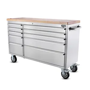 Stainless Steel tool Chest / Mobile Tool Cabinet Trolley / Metal Tool Cabinet