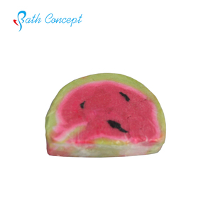 Bombe de bain organique pour enfants, fait à la main, mignonne, en forme de pastèque, barre à bulles, g, OEM - Product Image 3