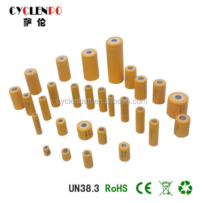 SGS ISO9001 одобрено 1,2 v ni cd перезаряжаемая батарея/перезаряжаемая ni cd батарея sc 1500mah 1,2 v / ni-cd