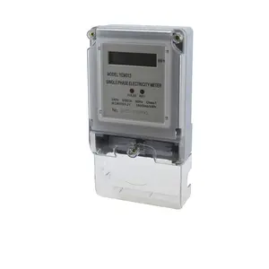 Medidor de energía activo de electricidad monofásica, medidor de energía Digital/medidor de potencia de pantalla LCD ISO 9001 Factory YEM313