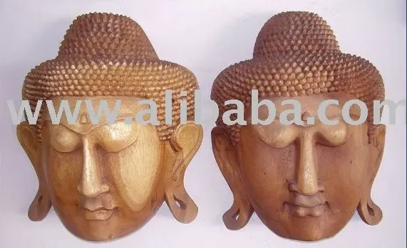 Dijual Kerajinan Kayu Buddha Religius Kualitas Tinggi