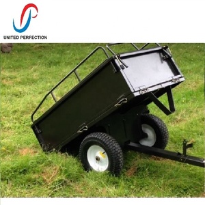 Tosaerba da corsa in acciaio da 545KG con carrello ribaltabile e traino dietro un <span class=keywords><strong>rimorchio</strong></span> quadruplo da giardino <span class=keywords><strong>per</strong></span> motocicli e ATV - Product Image 4