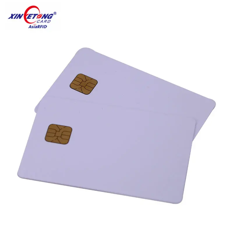 4428 Contact Chip PVC Blank Inkjet Cards With Chips ID Smart PVC Business Cards