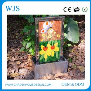 Cientos de diseño de acero inoxidable de agua fuente del jardín de flores de metal para <span class=keywords><strong>la</strong></span> venta - Product Image 6