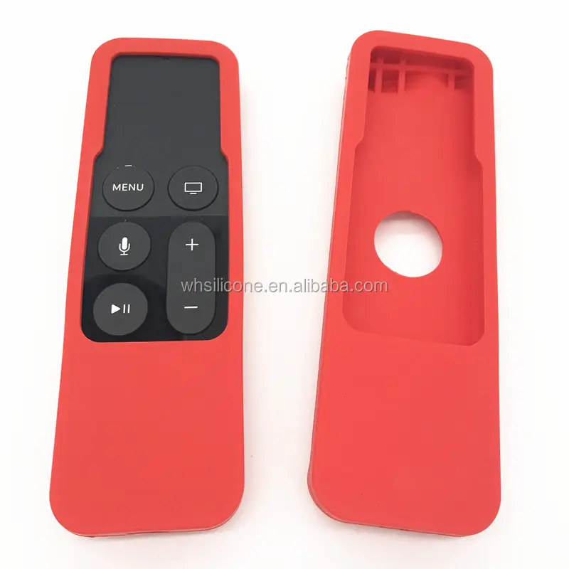 Silicone Protective Case Shockproof Remote Cover Holder Skin Sleeve Protector for Apple TV 4th Generation