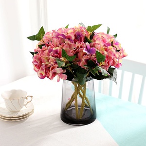 Commercio all'ingrosso di Alta Qualità Singolo Stelo 3D Stampa Fiori Artificiali Reale di Sentire In Lattice <span class=keywords><strong>Ortensia</strong></span> per la Casa Decorazione di Cerimonia Nuziale - Product Image 6