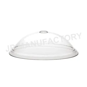 Cubierta de plástico PC transparente oval dome plato comida