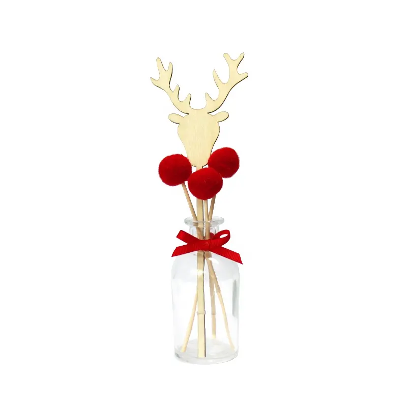 Günstiger Preis Neue Produkte Weihnachts dekoration Holz Reed Diffusor Stick