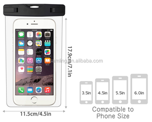 Muestra libre teléfono caso <span class=keywords><strong>claro</strong></span> IPX8 caja del teléfono resistente al agua bolso impermeable del teléfono celular - Product Image 1