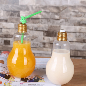 Hot bán <span class=keywords><strong>400ml</strong></span> nước trái cây, cà phê, trà, trà sữa, bia, nước giải khát thủy tinh giá rẻ Bóng đèn hình dạng chai - Product Image 5