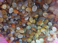 Naturale agata, agata nera di lavorazione, agata rossa di elaborazione e personalizzato pietre semi-preziose