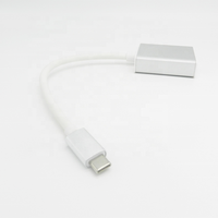 Câble adaptateur USB 3.1 Type C vers HDMI, avec coque en alliage d'aluminium, pour MacBook Pro/Samsung Galaxy S8