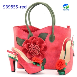Set di <span class=keywords><strong>Scarpe</strong></span> e Borsa <span class=keywords><strong>da</strong></span> Festa Nigeriane Uniche e di Tendenza, <span class=keywords><strong>Scarpe</strong></span> e Borsa Italiane con <span class=keywords><strong>Tacco</strong></span> <span class=keywords><strong>Basso</strong></span> - Product Image 3