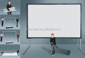 120inch 135 "150inch <span class=keywords><strong>180</strong></span>" 200 "250" 4:3 16:9 <span class=keywords><strong>inch</strong></span> phía trước di động nhanh chóng gấp màn hình chiếu/ngoài trời có thể gập lại màn hình máy chiếu - Product Image 3