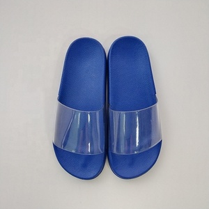 Commercio all'ingrosso Su Misura Stampa di Marchio di Alta-Qualità PVC Su Misura Pantofole donne dispositivo di scorrimento <span class=keywords><strong>sandali</strong></span> da spiaggia trasparente diapositive anti vibrazione antiscivolo <span class=keywords><strong>flop</strong></span> - Product Image 3