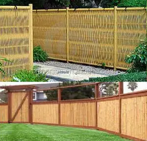 花园用防水合成竹围栏