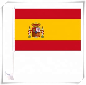 Bandera de mano de poliéster 100% personalizada, Bandera de País de campeonato, exhibición de <span class=keywords><strong>agencia</strong></span> de <span class=keywords><strong>viajes</strong></span> de España de 3x5 pies, asta de bandera de fibra de vidrio de nailon de vinilo - Product Image 5