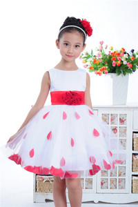 Primavera y verano para niños <span class=keywords><strong>ropa</strong></span> de las muchachas del punto vestido sin mangas - Product Image 3