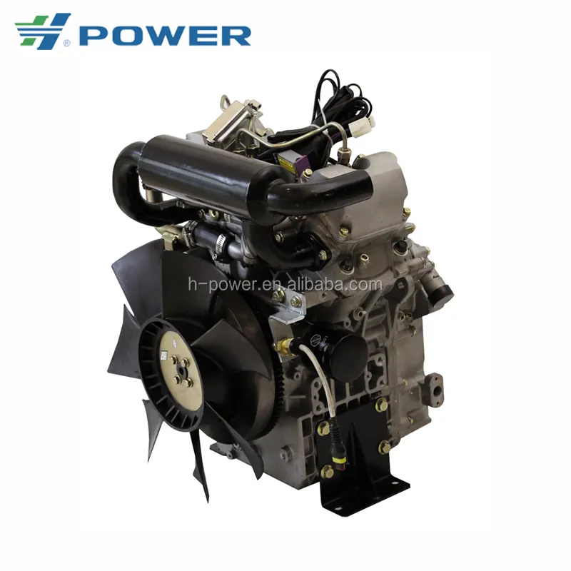 बिजली के शुरू पानी ठंडा डबल सिलेंडर डीजल इंजन डीजल इंजन के लिए बिक्री HPEV80