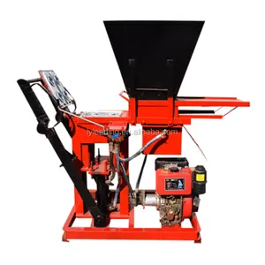 HBY2-15 compressed earth hollow block machine India cement brick making machine