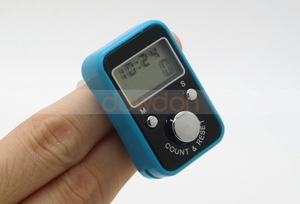 Boîtier magnétique LCD, compteur de doigts électronique, avec 5 chiffres, reconfigurable, pour la main