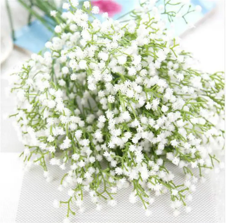 Ziemlich Mini Künstliche Baby Atem Gypsopehila Bush für Hochzeit Blumen Dekoration