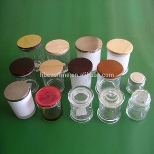 Effacer <span class=keywords><strong>verre</strong></span> <span class=keywords><strong>photophore</strong></span> avec couvercle <span class=keywords><strong>en</strong></span> bois - Product Image 5