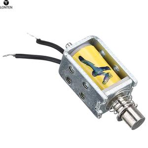 Lonten DC 3~6V Mini électroaimant solénoïde à poussée et traction, type traversant, pour outils électromagnétiques à poussée et traction, électronique - Product Image 5