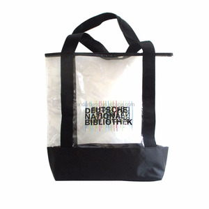 Hot Sale Promotional Plastic Transparent PVC Tote Clear Beach Bag