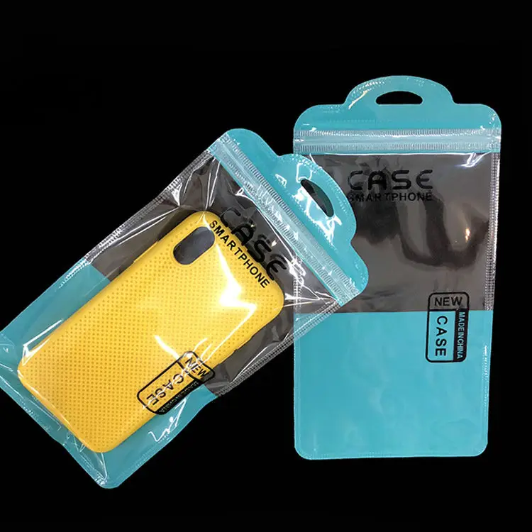 High Quality mobile accessories bags for mobile case /zipper plastic mobile phone packaging bag