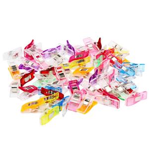 Paquete de 20 Clips de Plástico Coloridos para <span class=keywords><strong>Coser</strong></span>, <span class=keywords><strong>Manualidades</strong></span>, Acolchados, Abrazaderas para Patchwork, Accesorios de Costura, Envío Directo - Product Image 6