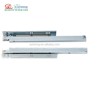 Aodeli đẩy để mở mềm đóng 3 lần mềm đóng dưới gắn Ngăn kéo trượt tủ bếp Ngăn kéo trượt đường sắt 30kg ngăn kéo sllde - Product Image 2