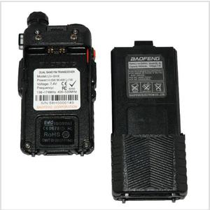 Ad alta potenza 10 W Baofeng UV-5R UV-5R + plus. Dual Band A Due Vie Radio VHF UHF Walkie Talkie con Grande Capacità e batteria salva 3800 mAh
