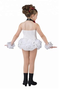 Crianças Role Playing Boneco De Neve Vestido Tutu Festa De Natal Branco Ballet Tutu Vestido De Dança Desempenho De Palco Desgaste De Dança