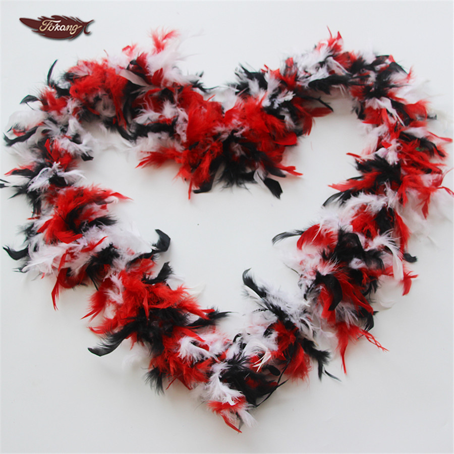 Lot De 14 Boas à Plumes Colorées Avec Fil Métallique - 2 Mètres Chacun - Déco Fête, Costume, Carnaval, Spectacle