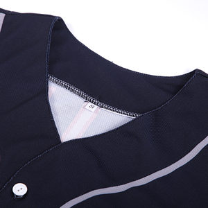Jersey Bisbol Sublimasi Kustom Kualitas Terbaik, Baju Bisbol Kancing Pelangi Turnaround Cepat - Product Image 6
