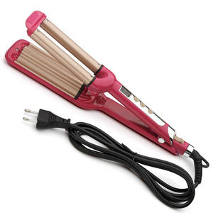 Fer à sertir en céramique, fer à friser professionnel à 3 barils 0.6 pouces 16mm - Product Image 5