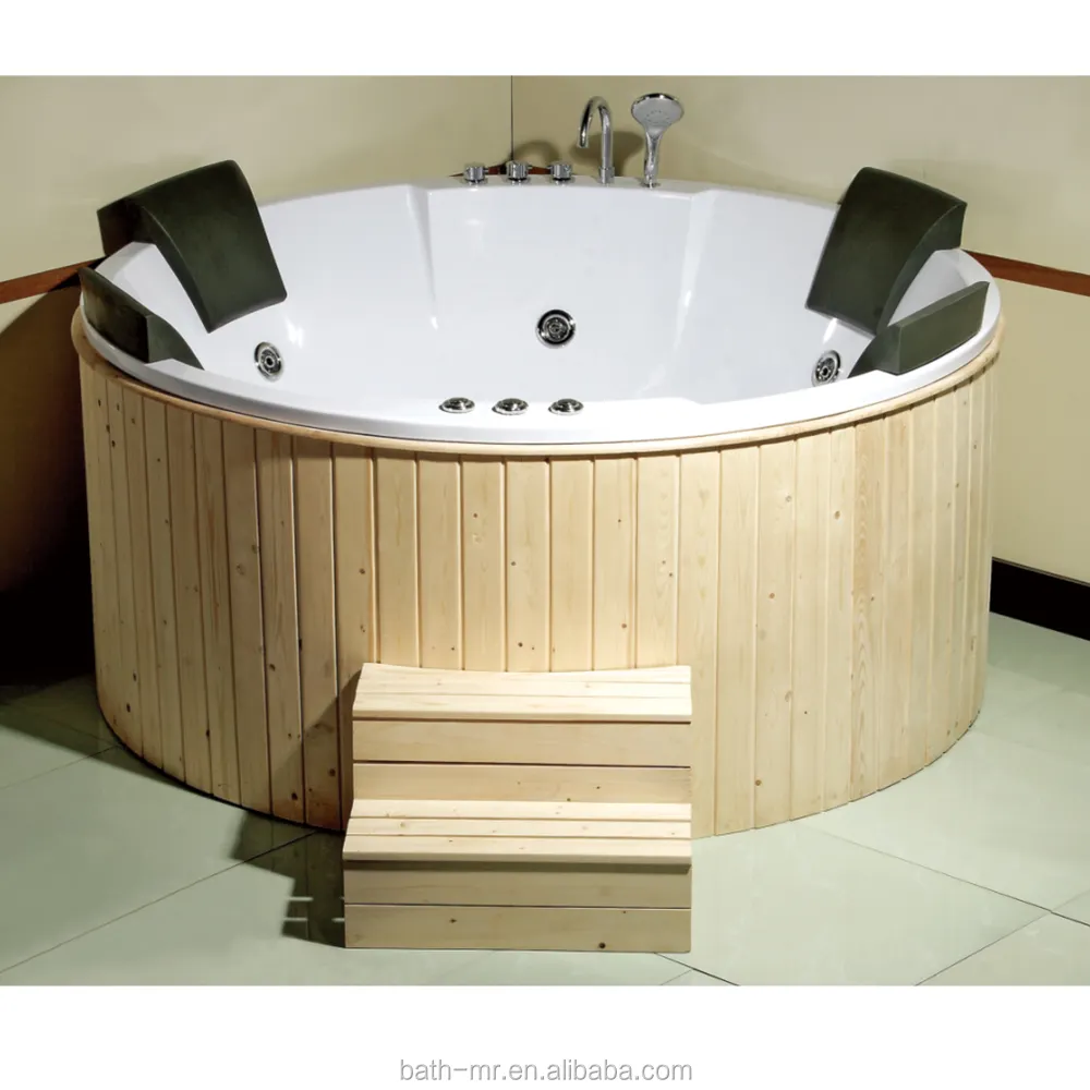Hydro Bath Spa Bathtub Bowl Round Whirlpool Bathtub Acrylic Massage Spa Hydromassage Bathtub