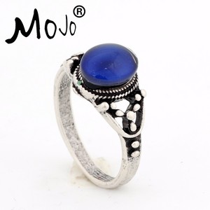 Della fabbrica del Commercio All'ingrosso Antico In Argento Placcato Anello di Umore Gioielli Ovale Anello Magico per Gli Uomini - Product Image 6