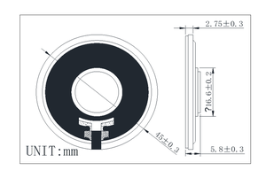 Groothandel prijs mylar luidspreker 16 ohm <span class=keywords><strong>1</strong></span> <span class=keywords><strong>watt</strong></span> 45mm hoofdtelefoon driver