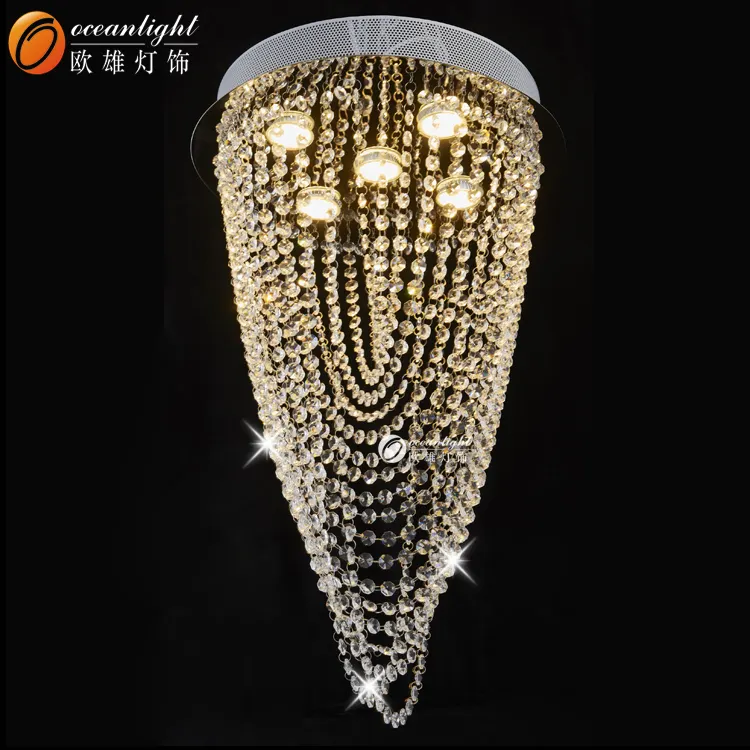 luxury crystal chandelier lighting hanging votive chandelier OM4200-400 Crystal Chandelier